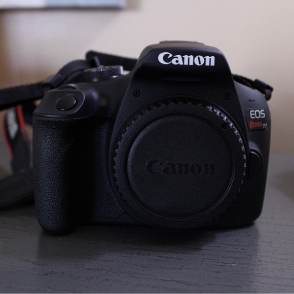 Canon EOS Rebel T7 Digital Camera - Sleek Black